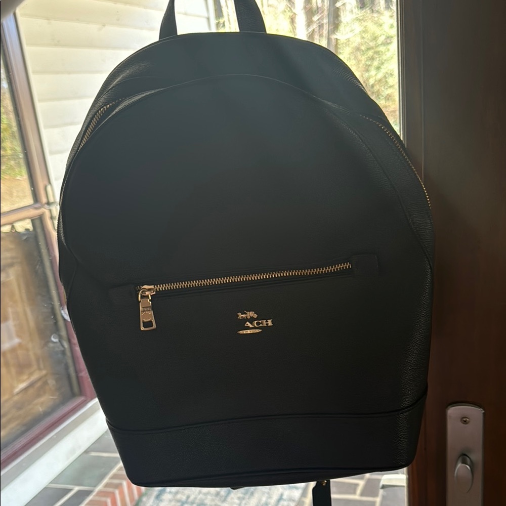 Black Coach book bag